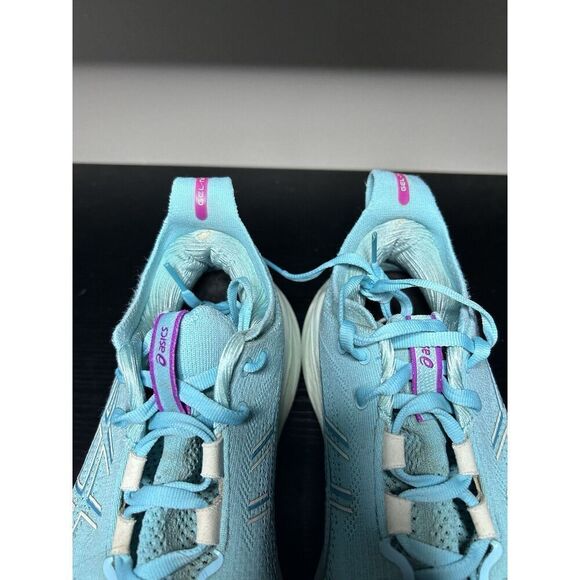 Asics Gel Nimbus 26 Running Shoes Women’s Sz 9 Blue Athletic Trainers - Picture 5 of 15